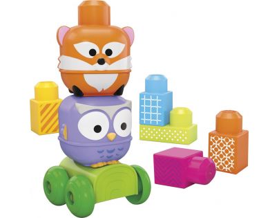 Megabloks First Builders jezdící zvířátka - Sova a Liška