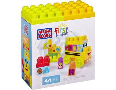 Megabloks First Builders školní ABC 44 dílků