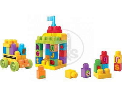 Megabloks First Builders školní ABC 44 dílků