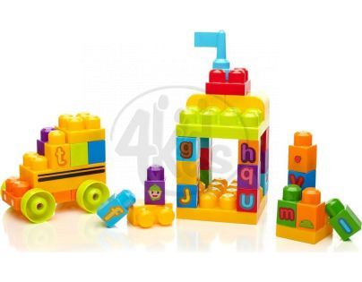 Megabloks First Builders školní ABC 44 dílků