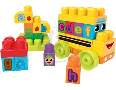 Megabloks First Builders školní ABC 44 dílků