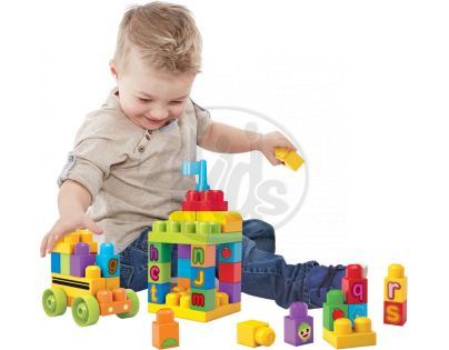 Megabloks First Builders školní ABC 44 dílků