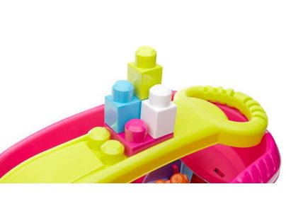 Mega Bloks Vozik s kockami růžová