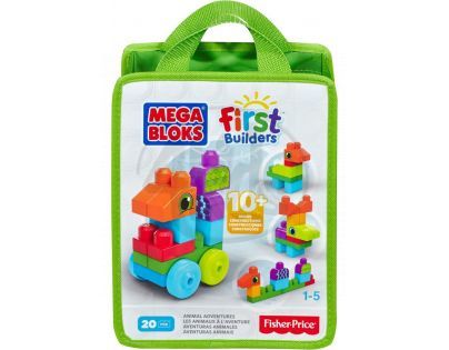 Megabloks First Builders zvířátka 20ks