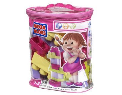MEGABLOKS 8455 - 24 Mega Bloks kostek v plastovém pytli