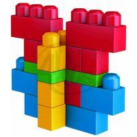 MEGABLOKS 8001 - Mega - Stavebnice v plastové tašce, 160dílů 3