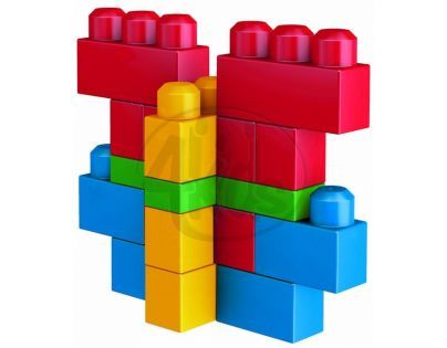 MEGABLOKS 8001 - Mega - Stavebnice v plastové tašce, 160dílů