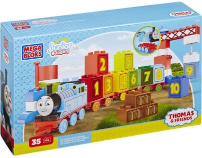 Megabloks Mašinka Tomáš 123 Naučný vláček