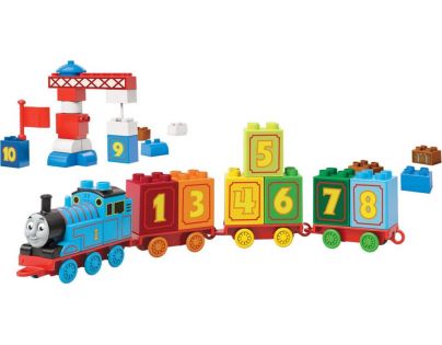 Megabloks Mašinka Tomáš 123 Naučný vláček