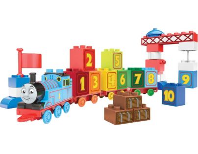 Megabloks Mašinka Tomáš 123 Naučný vláček