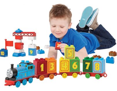 Megabloks Mašinka Tomáš 123 Naučný vláček