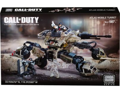Megabloks Micro Call of Duty 4x4 obrněné vozidlo s věží a dělem
