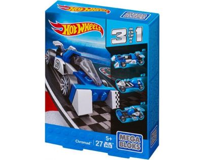 Megabloks Micro Hot Wheels 3v1 angličák - Chromad