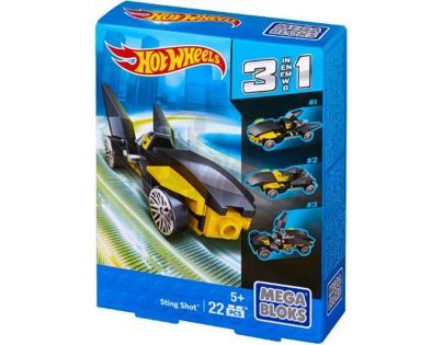 Megabloks Micro Hot Wheels 3v1 angličák - Sting Shot