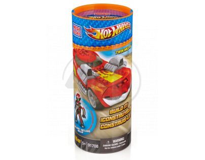 Megabloks Micro Hot Wheels Auto s řidičem - Twin Mill III 91708