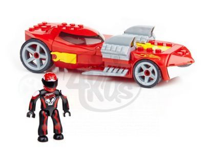 Megabloks Micro Hot Wheels Auto s řidičem - Twin Mill III 91708