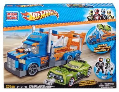 MEGABLOKS 91718 - Micro - Hot Wheels - Kamion autocar s autem