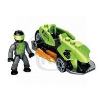 Megabloks Micro Hot Wheels Závodní auto s natahovacím lankem - 91702 2