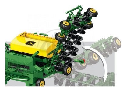 Megabloks Micro John Deere Velký agroset - secí stroj - Poškozený obal