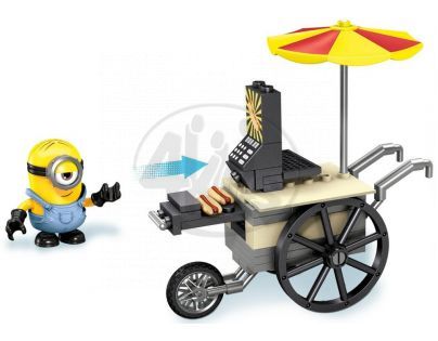 Megabloks Mimoni Základní set - Stuart ve stánku