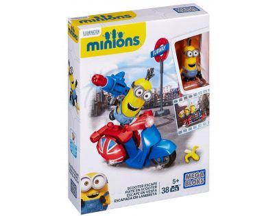 Megabloks Mimoni Základní set - Útěk na skútru