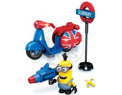 Megabloks Mimoni Základní set - Útěk na skútru