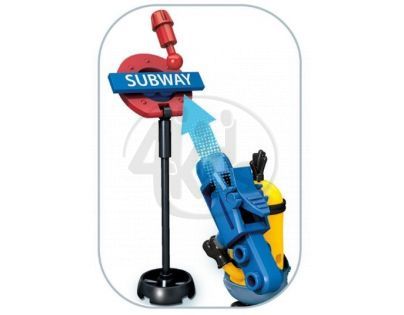 Megabloks Mimoni Základní set - Útěk na skútru