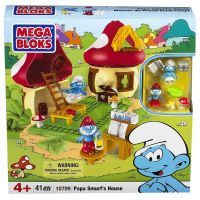 MEGABLOKS 10709 - Šmoulové - Taťka Šmoula s domečkem 3