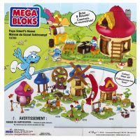 MEGABLOKS 10709 - Šmoulové - Taťka Šmoula s domečkem 4