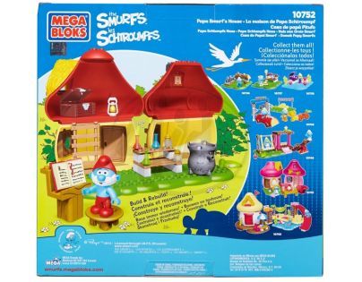 MEGABLOKS 10752 - Šmoulové  -  Taťka šmoula s domečkem