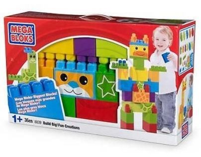 Megabloks sada velkých kostek 36 dílků