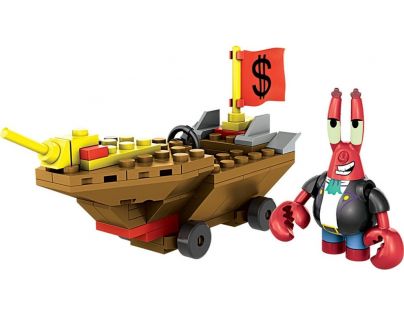 MegaBloks SpongeBob Závodníci - Mr. Krabs Racer