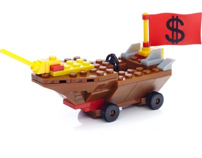 MegaBloks SpongeBob Závodníci - Mr. Krabs Racer