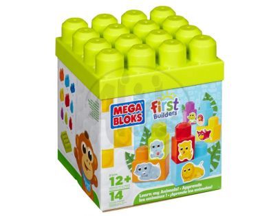 Megabloks Stavebnice 14 kostek - Zvířátka