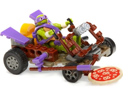MegaBloks Želvy Ninja Závodníci - Donnie Pizza Buggy
