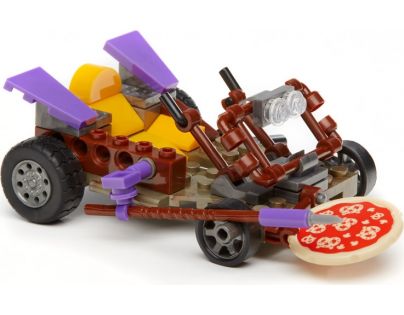 MegaBloks Želvy Ninja Závodníci - Donnie Pizza Buggy