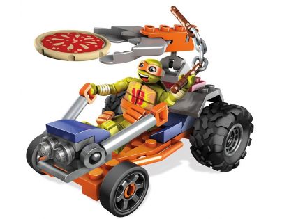 MegaBloks Želvy Ninja Závodníci - Mickey Pizza Racer