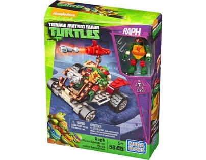 MegaBloks Želvy Ninja Závodníci - Raph Pizza Speeder