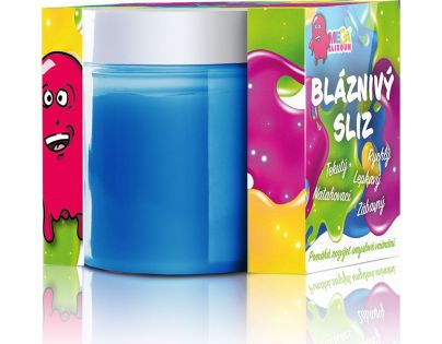 Bubble Factory Megaslizoun bláznivý sliz Crazy Hydro slime modrý s vôňou čučoriedky
