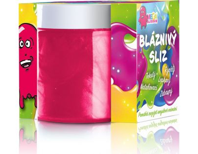 Bubble Factory Megaslizoun bláznivý sliz Crazy Hydro slime ružový s perleťou