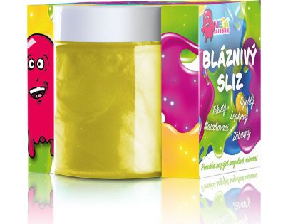 Bubble Factory Megaslizoun bláznivý sliz Crazy Hydro slime žltý s perleťou
