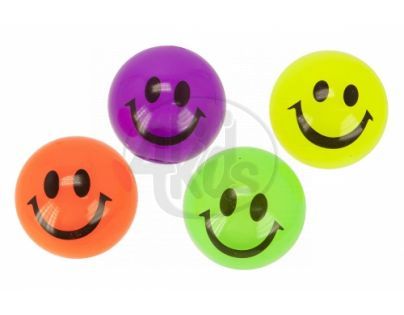 Míček smajlík svítící 5cm