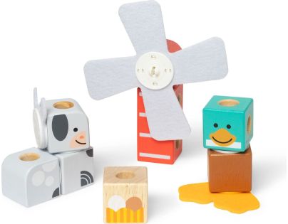Melissa & Doug blockables stavebnica farma