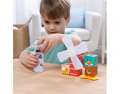 Melissa & Doug blockables stavebnica farma