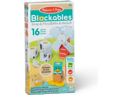 Melissa & Doug blockables stavebnica farma
