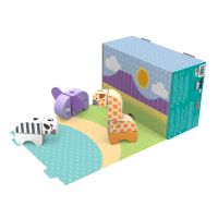 Melissa & Doug blockables stavebnica safari hracia súprava 3