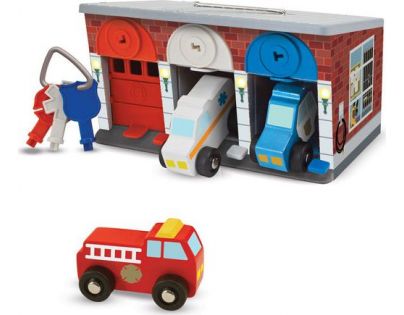 Melissa & Doug Garáže so zámkami