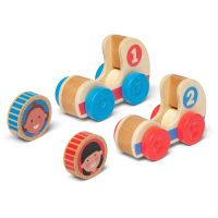 Melissa & Doug Go Tots Drevené závodné autá - Poškodený obal
