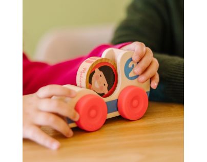 Melissa & Doug Go Tots Drevené závodné autá - Poškodený obal