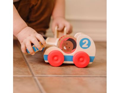 Melissa & Doug Go Tots Drevené závodné autá - Poškodený obal